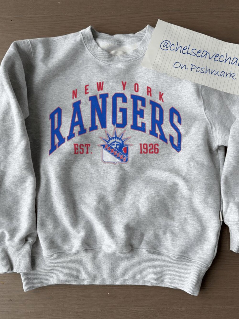 Vintage New York Rangers Ice Hockey Team Sweatshirt, NY Rangers NHL Unisex Shirt